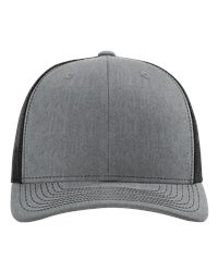 Richardson 112 — Heather Grey/Black (front)