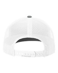 Richardson 112 — Heather Grey/White (mesh back)