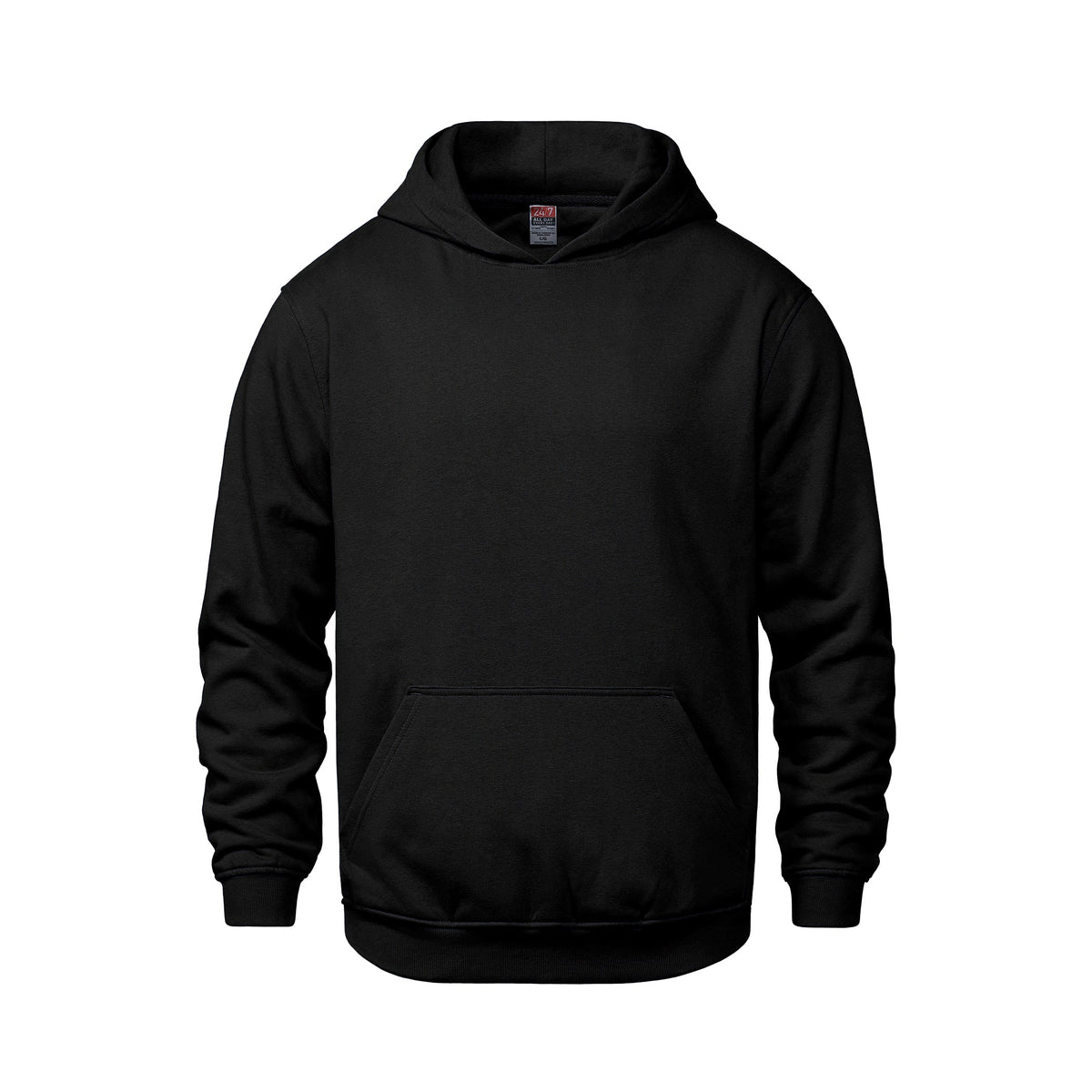 Vault Youth Hoodie — Black