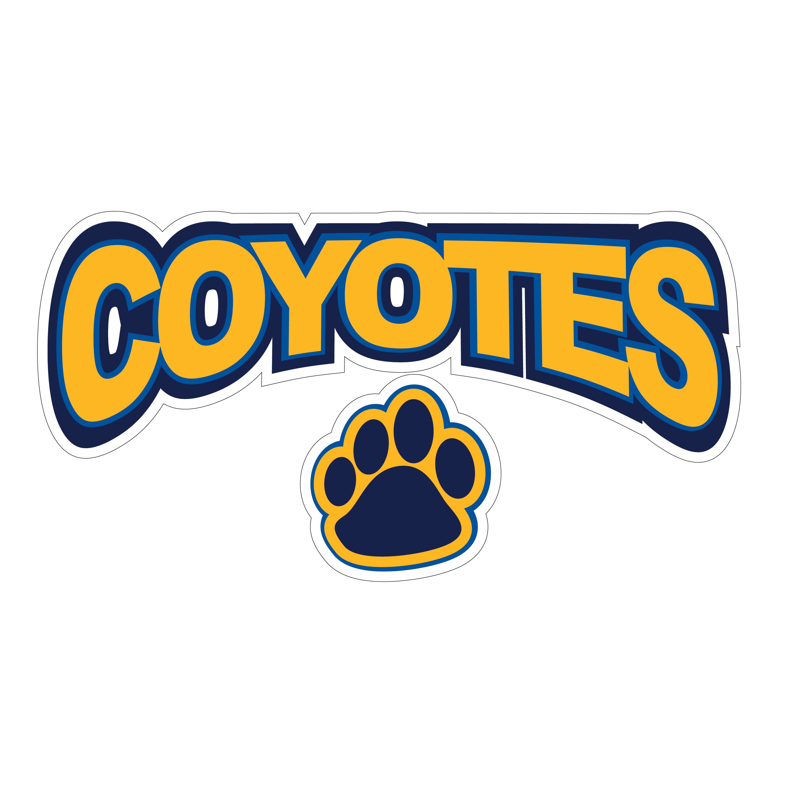 Russell Coyotes House Hockey Helmet Decals