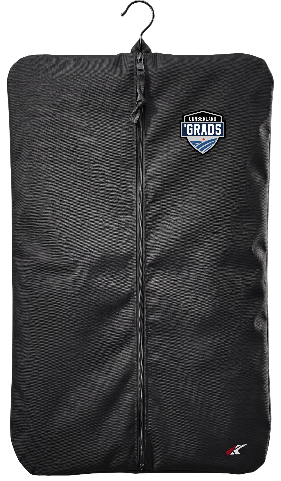 Cumberland Jr. Grads Garment Bag — Black — Front
