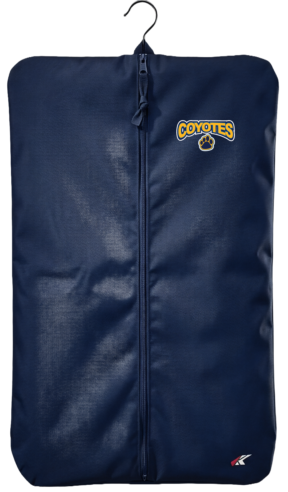 Russell Coyotes House Garment Bag — Navy — Front
