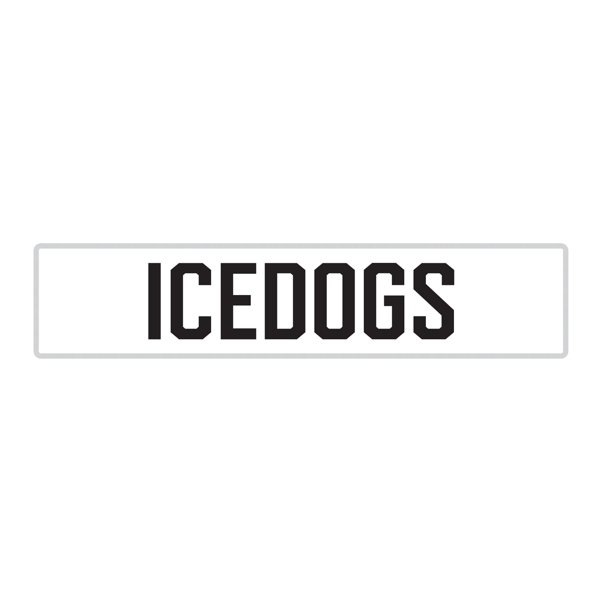 Embrun Casselman Icedogs Name Bars
