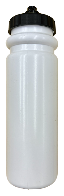 Russell Coyotes Competetive Pro Style Squirt Top 850 ml water bottle with name and number