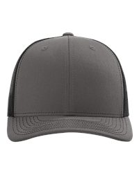 Richardson 112 — Charcoal/Black (front)