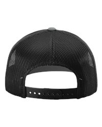 Richardson 112 — Heather Grey/Black (mesh back)