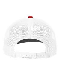 Richardson 112 — Red/White (mesh back)