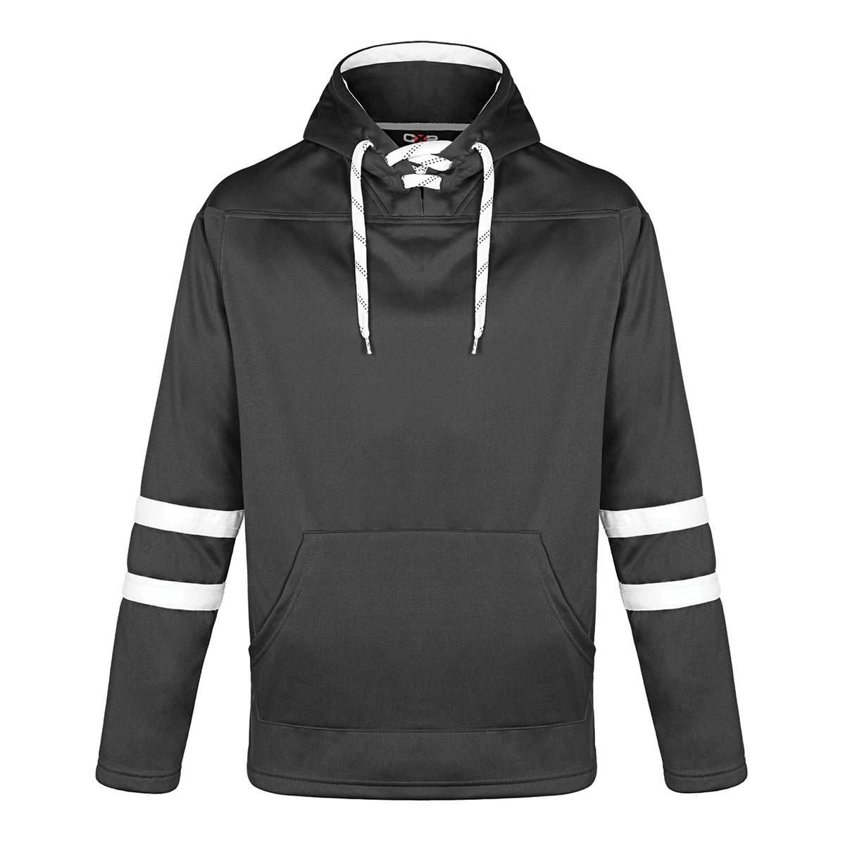 Dangle Adult Hoodie — Black/White