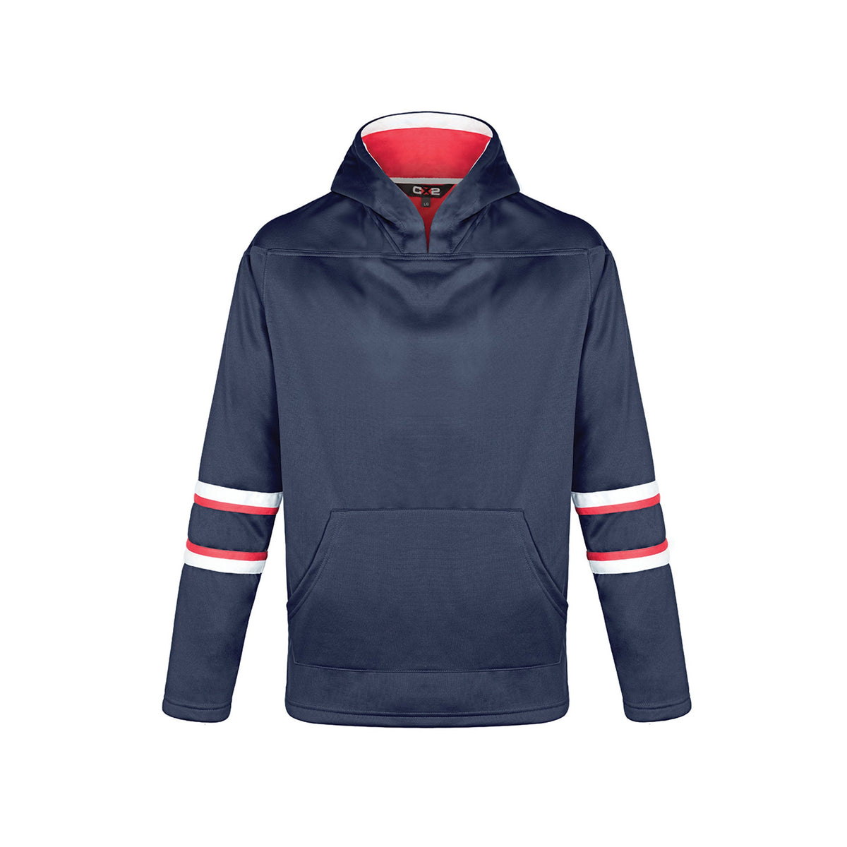 Dangle Youth Hoodie — Navy/Red/White