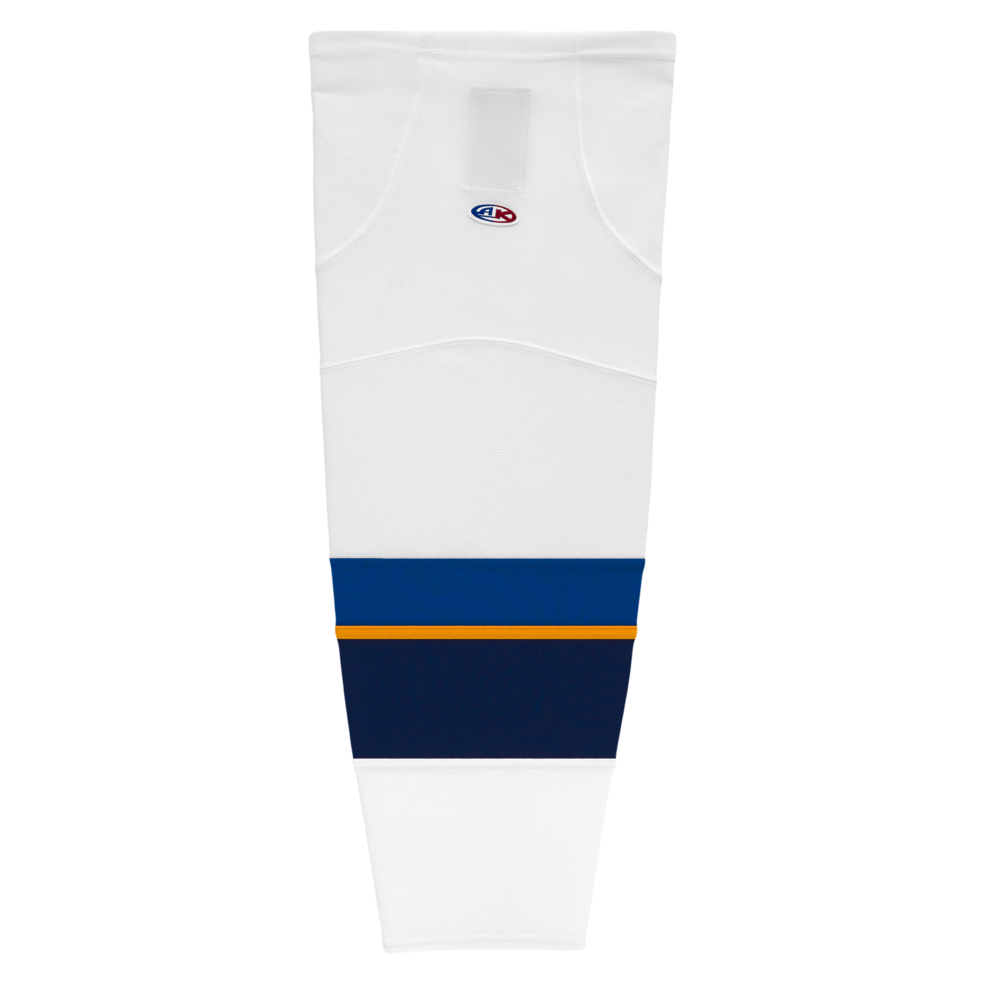 Athletic Knit HS2100-847_2011 ST.LOUIS ROYAL WHITE Pro Hockey Socks