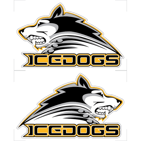 Embrun Casselman Ice Dogs Hockey Helmet Stickers