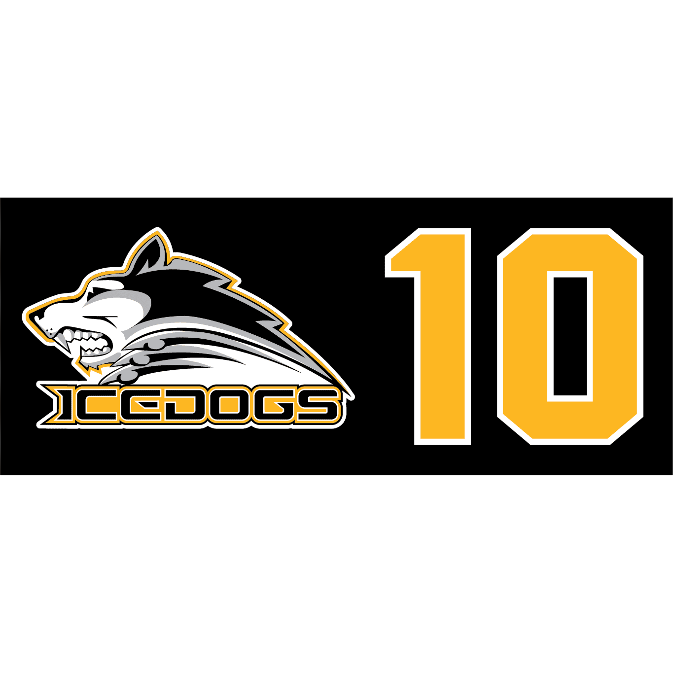 Embrun Casselman Ice Dogs Sweater Bag Name and Number