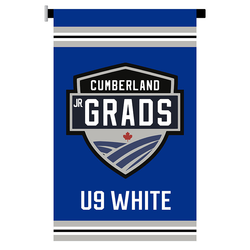 Cumberland Jr. Grads Dressing Room Banner with Magnetic Post