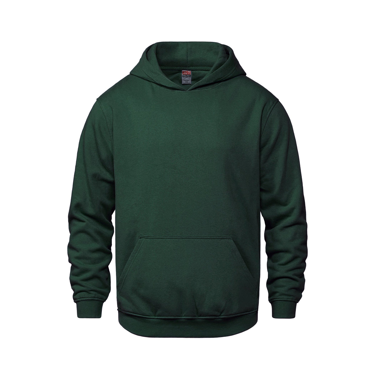 Vault Youth Hoodie — Forest Green
