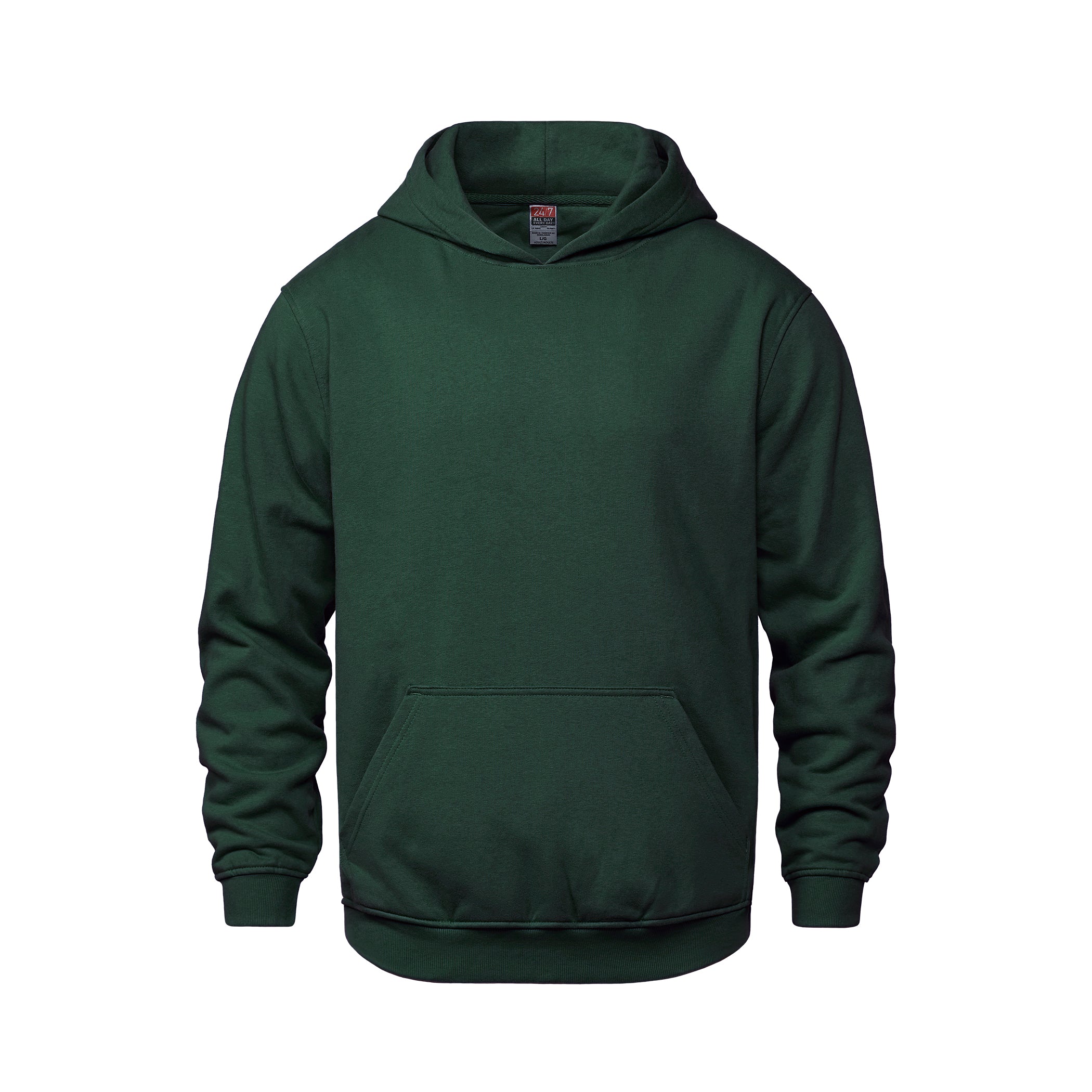 Vault Youth Hoodie — Forest Green