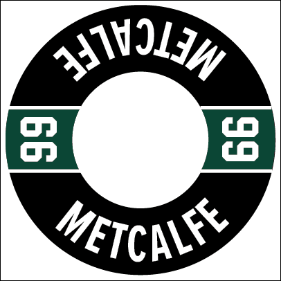 Metcalfe Jets Minor Hockey 850 ml water bottle with name and number