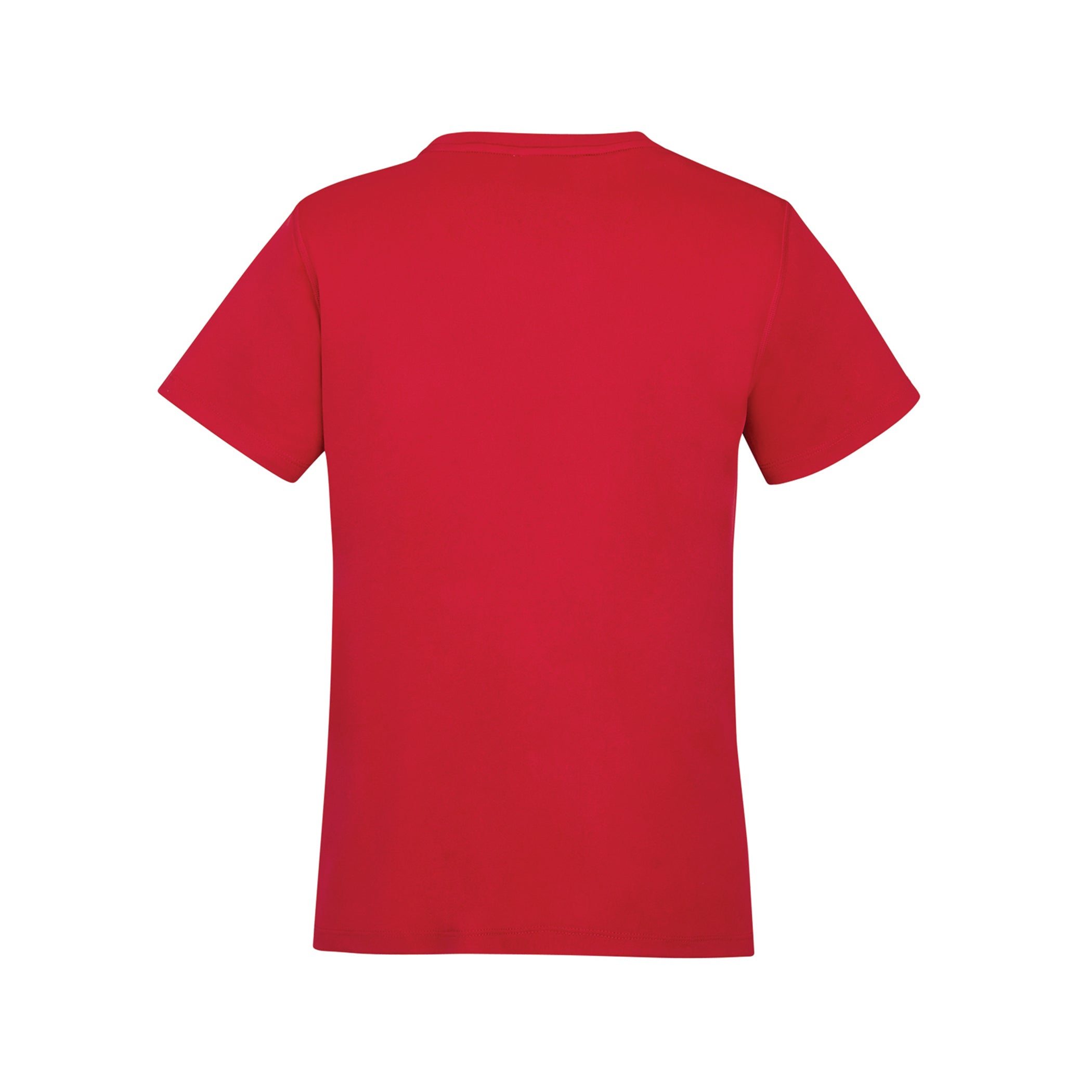 Coast Ladies Tee — Red — Back
