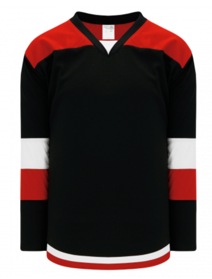 AK H7400 series jerseys any colour combination on team orders DTF name, number and team logo