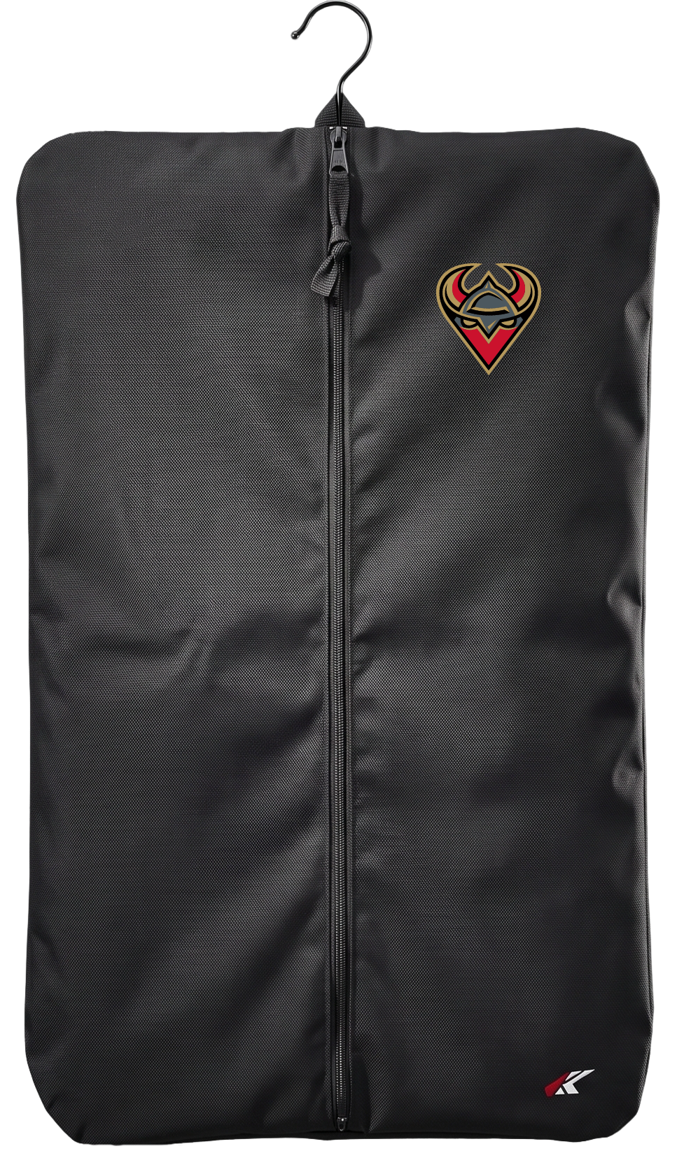 Casselman Vikings Garment Bag — Black — Front