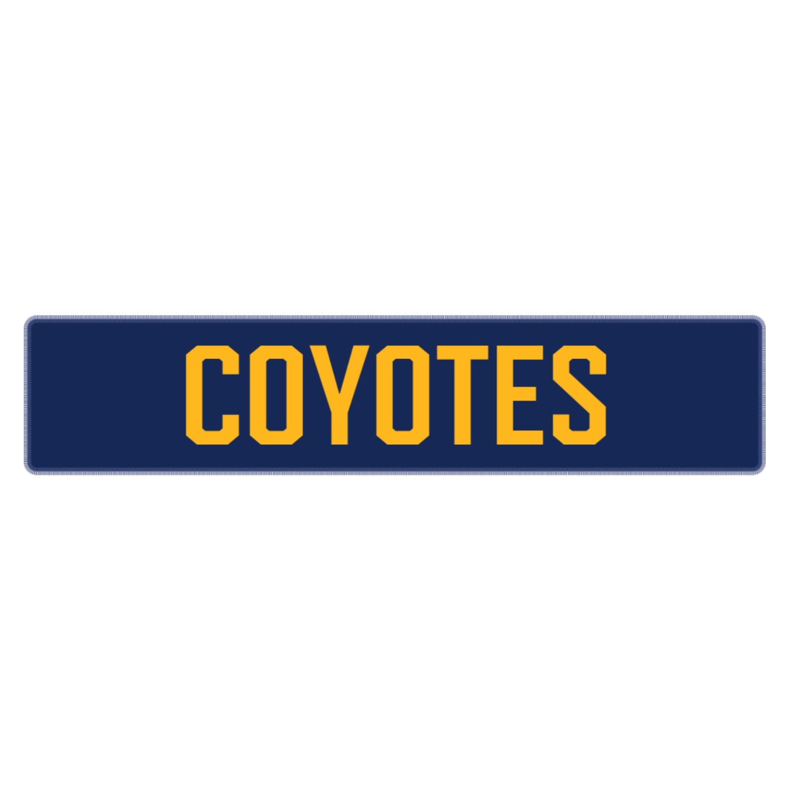 Russell Coyotes House League Name Bar