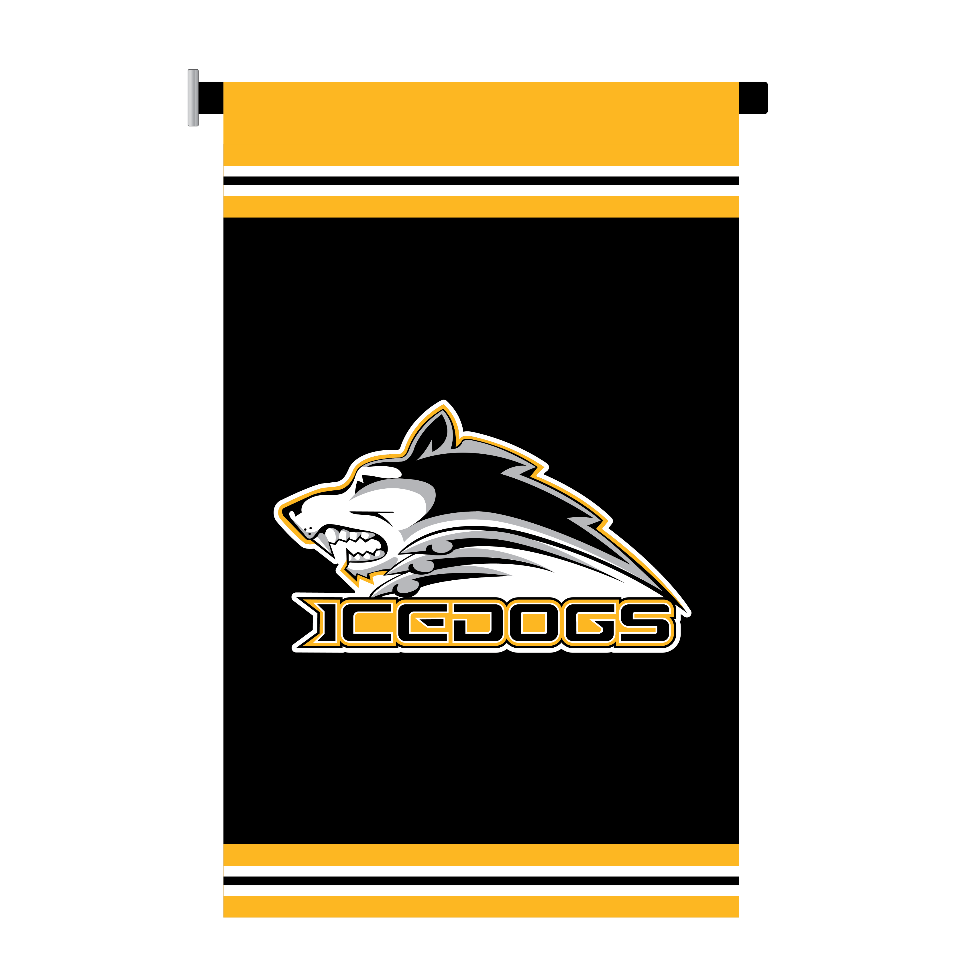 Embrun Casselman Icedogs Dressing Room Banner with Magnetic Post