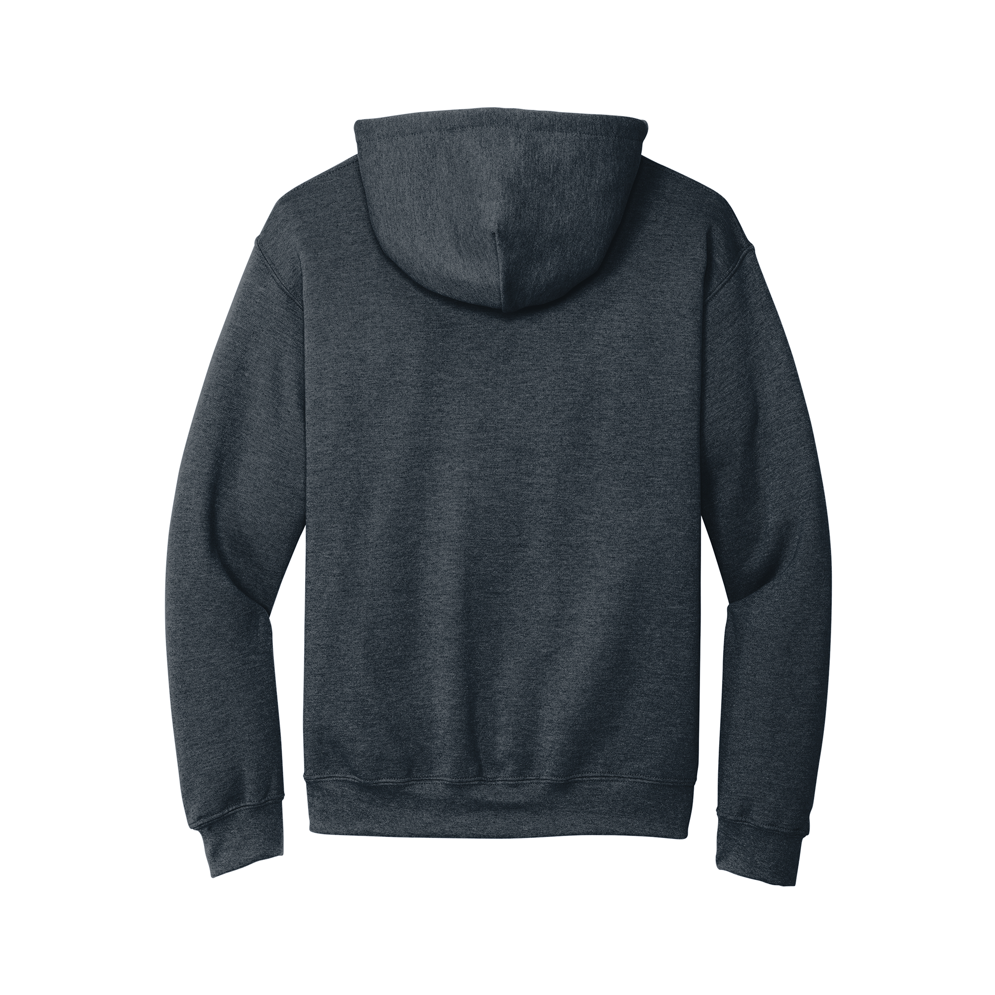 Gildan 18500 — Dark Heather — Back