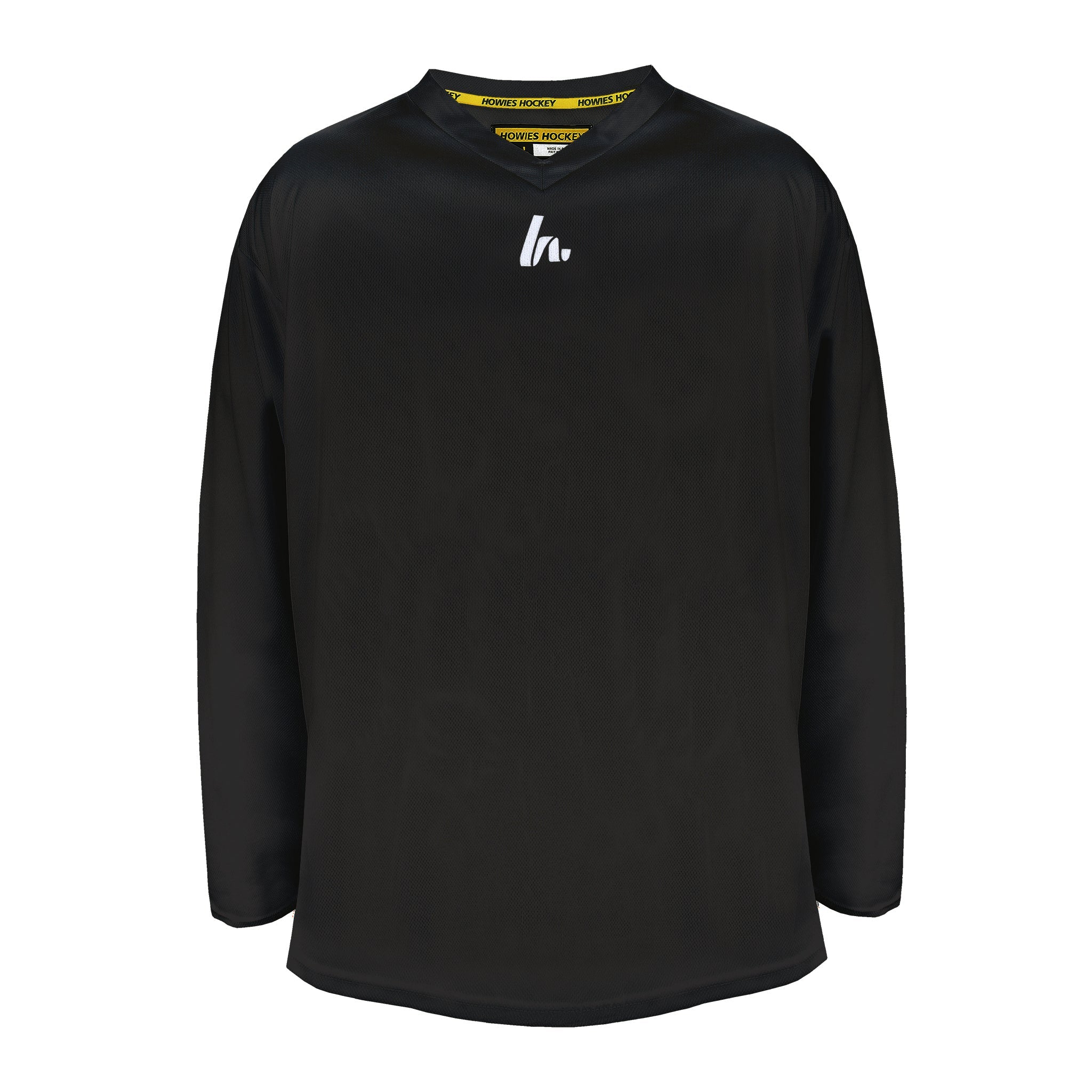 Howies Practice Jersey — Black — Front