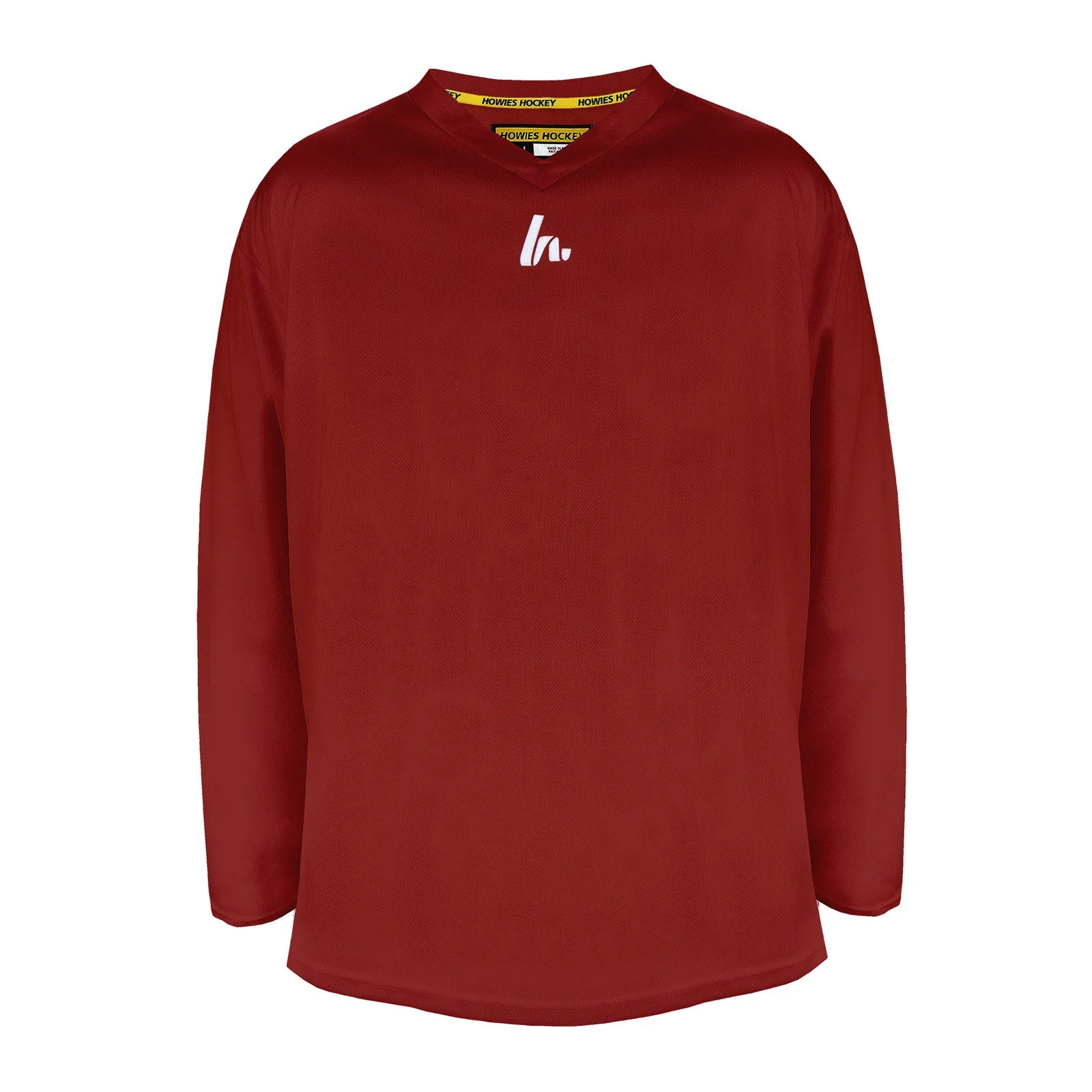 Howies Practice Jersey — Maroon — Front