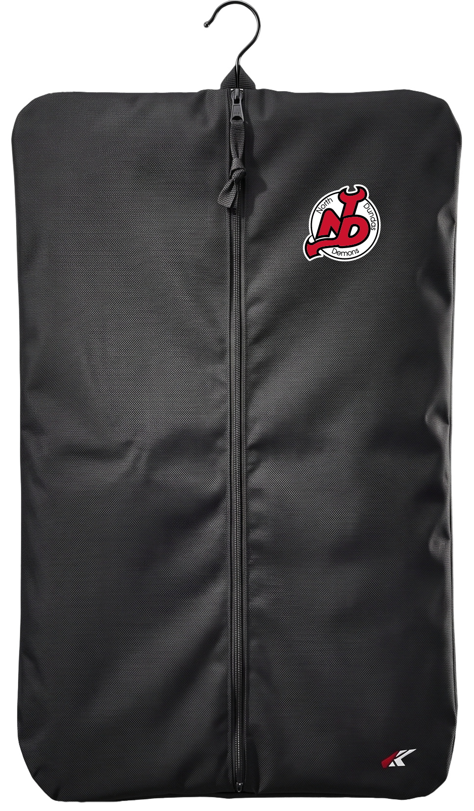 ND Demons Garment Bag — Black — Front