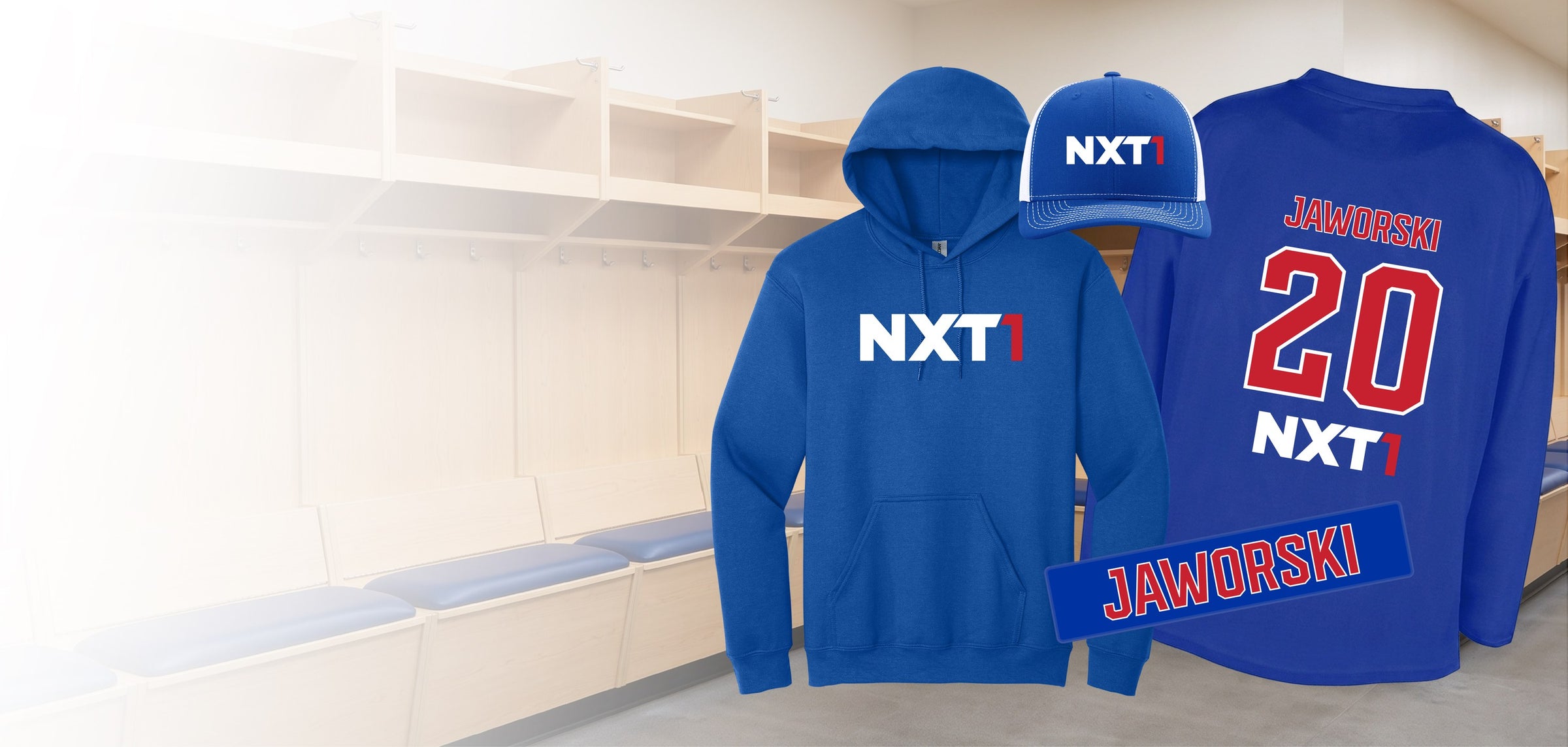 NXT1 custom team gear