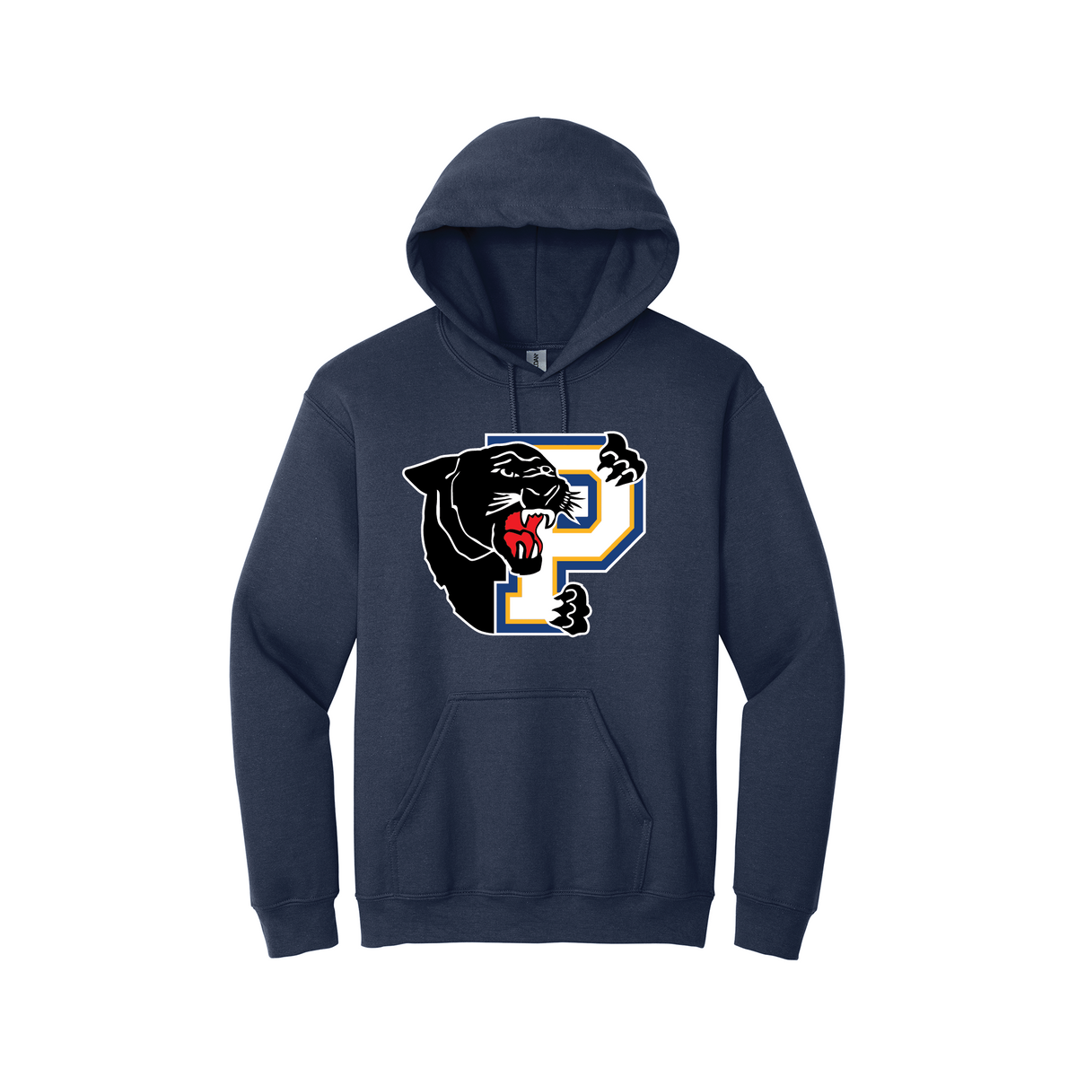 Embrun Panthers 1850 Hoodie (Official Logo) — Navy — Front