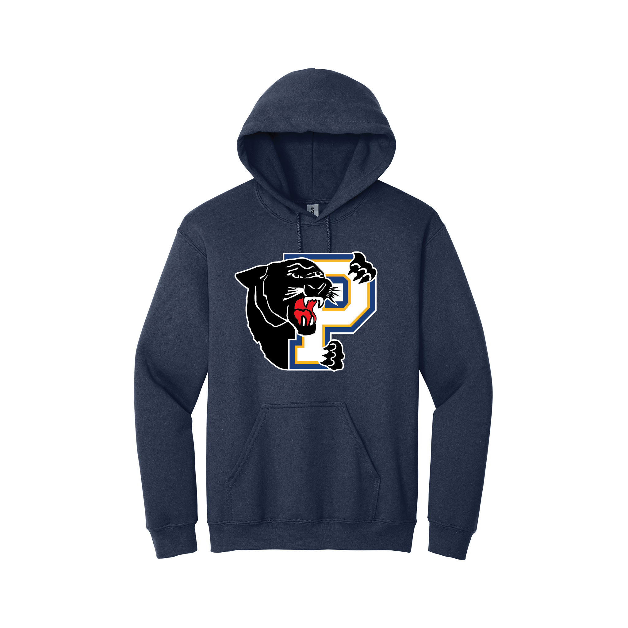 Embrun Panthers 1850 Hoodie (Official Logo) — Navy — Front