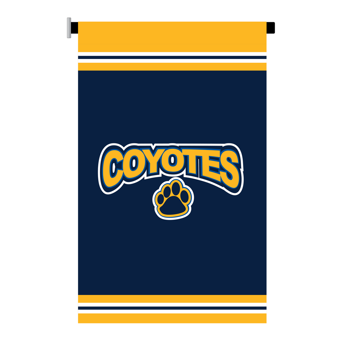 Russell Coyotes House Girls Hockey Dressing Room Banner with Magnetic Post