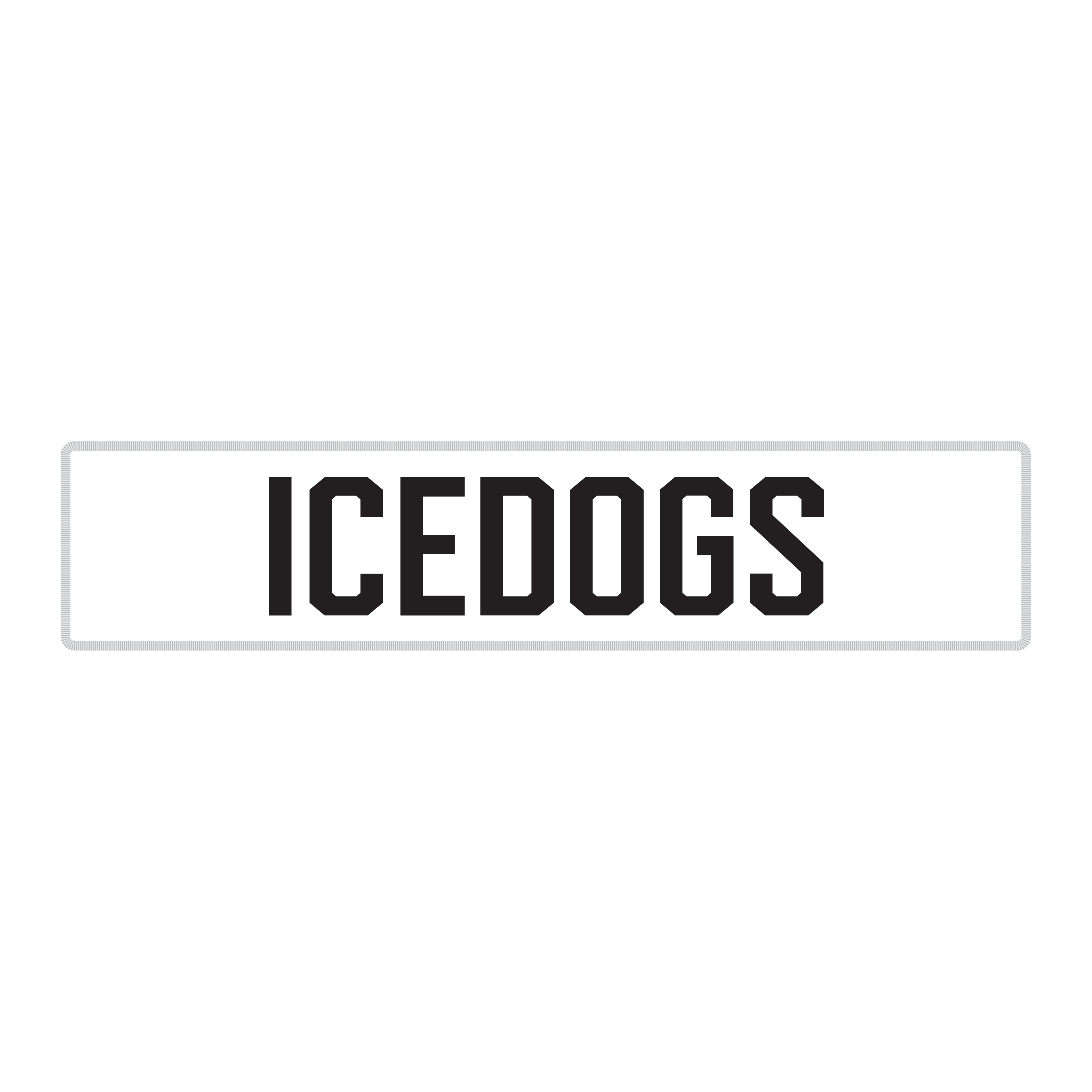 Embrun Casselman Icedogs Name Bars